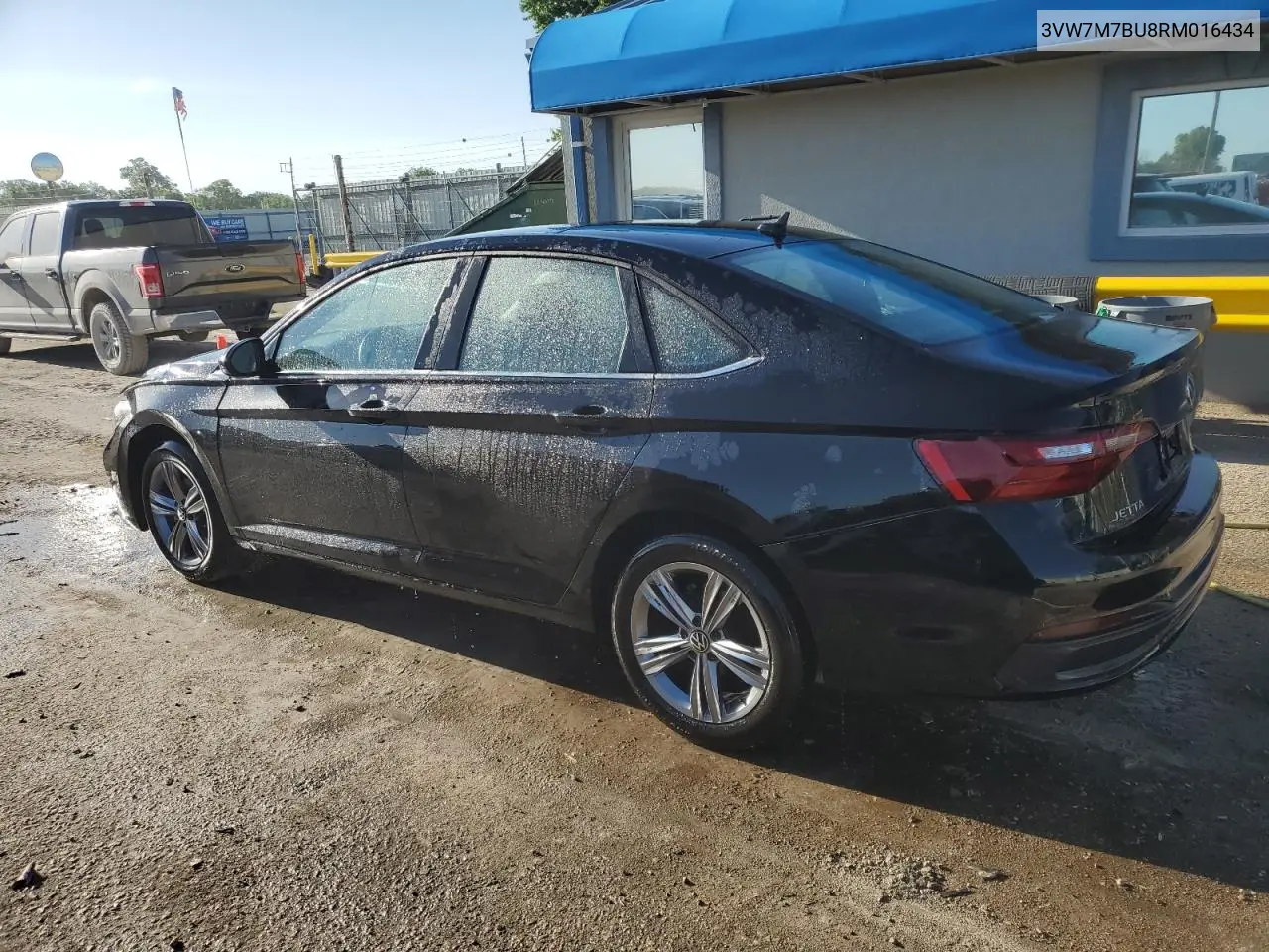 2024 Volkswagen Jetta Se VIN: 3VW7M7BU8RM016434 Lot: 56594975