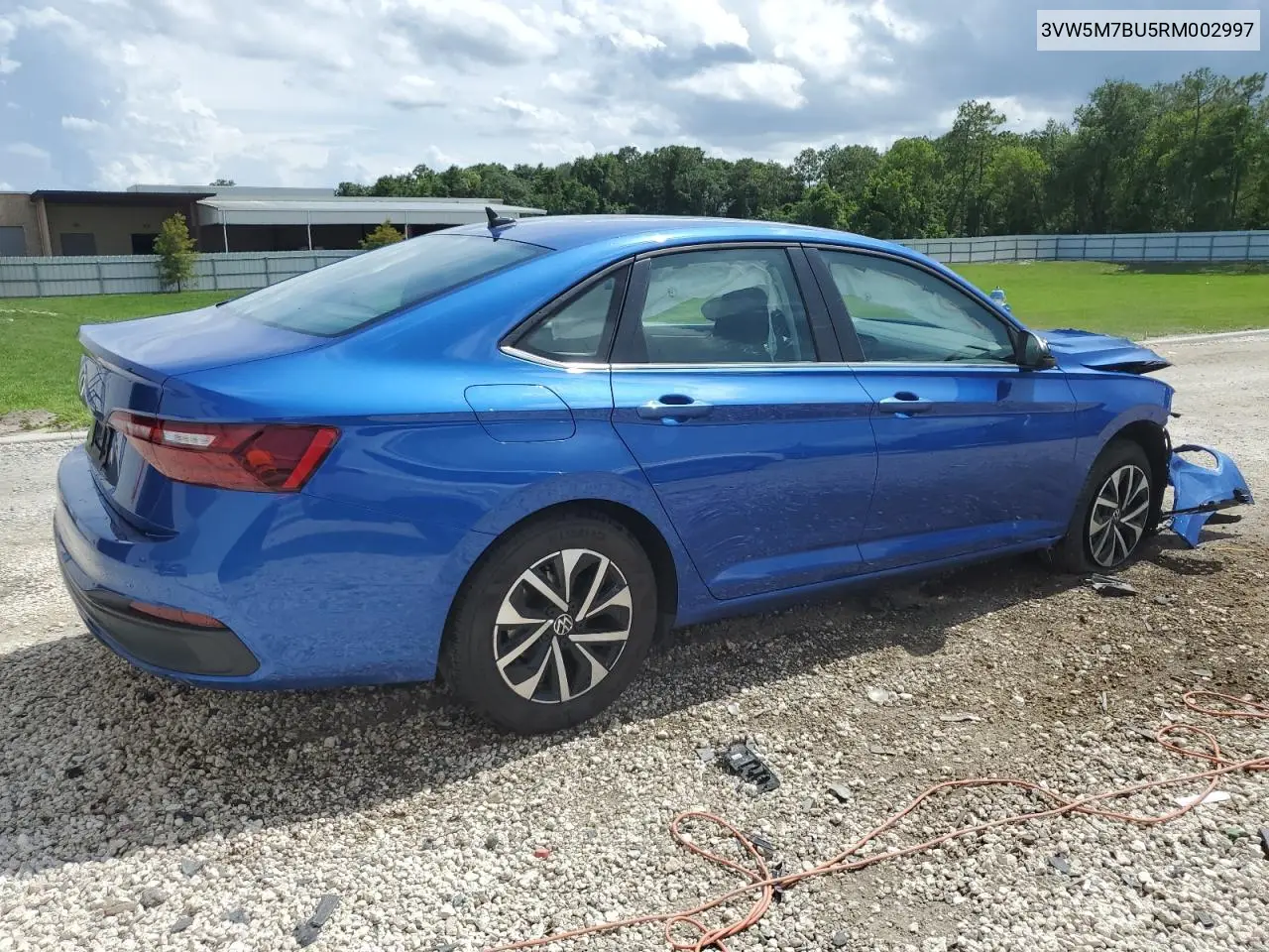 2024 Volkswagen Jetta S VIN: 3VW5M7BU5RM002997 Lot: 60536105
