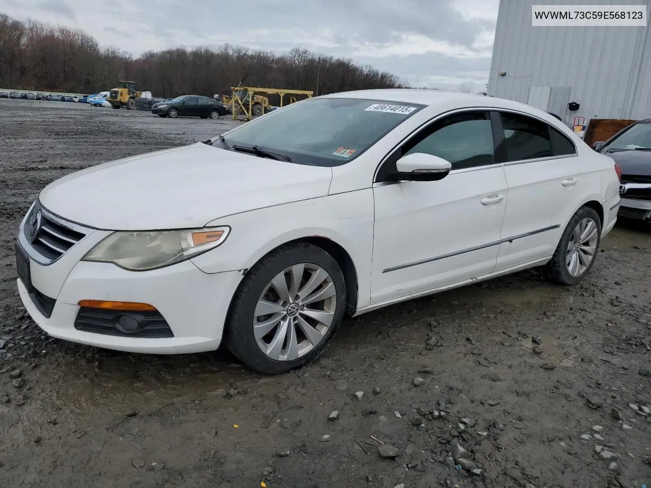 2009 Volkswagen Cc Sport VIN: WVWML73C59E568123 Lot: 48614015