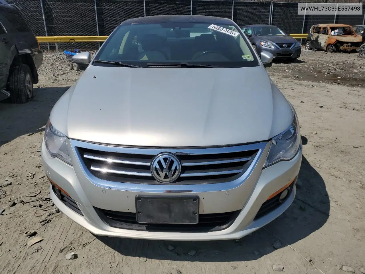 2009 Volkswagen Cc Luxury VIN: WVWHL73C39E557493 Lot: 50657935