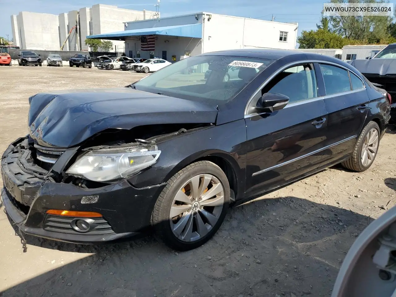 2009 Volkswagen Cc Vr6 4Motion VIN: WVWGU73CX9E526024 Lot: 80980873
