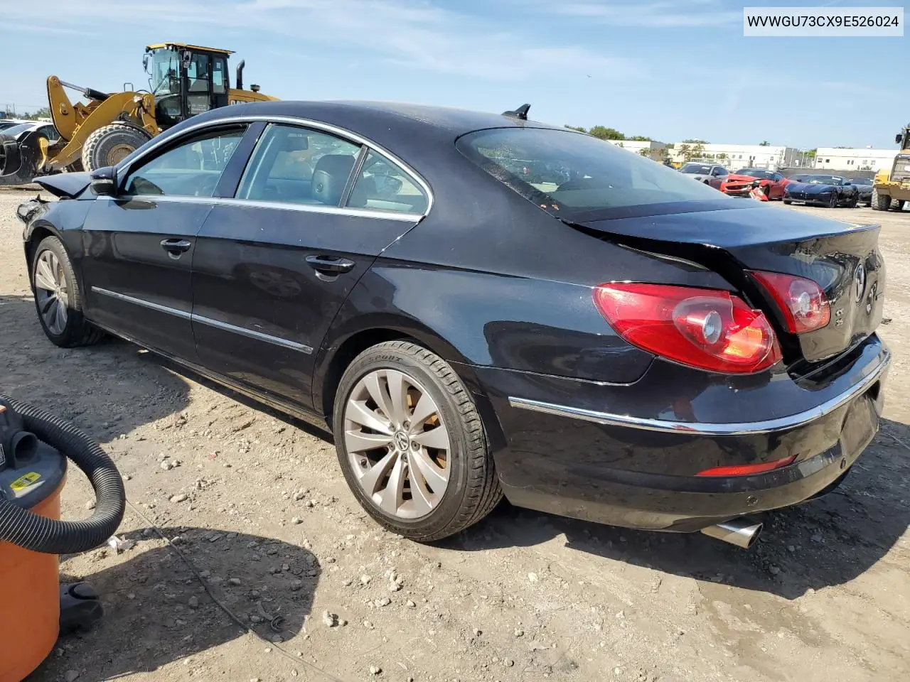 2009 Volkswagen Cc Vr6 4Motion VIN: WVWGU73CX9E526024 Lot: 80980873