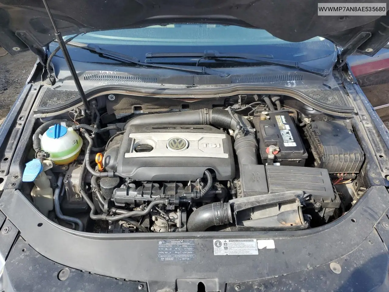 2010 Volkswagen Cc Sport VIN: WVWMP7AN8AE535680 Lot: 50032585
