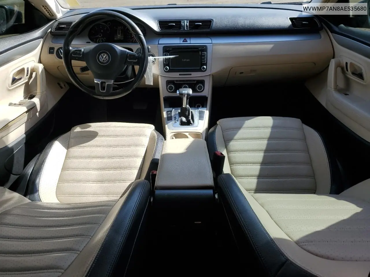 2010 Volkswagen Cc Sport VIN: WVWMP7AN8AE535680 Lot: 50032585