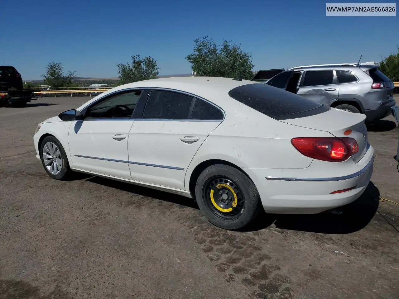 2010 Volkswagen Cc Sport VIN: WVWMP7AN2AE566326 Lot: 55414605