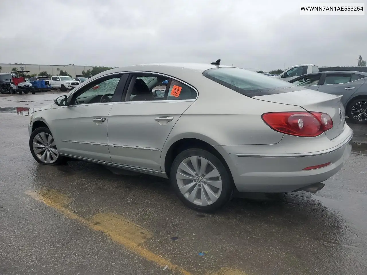 2010 Volkswagen Cc Sport VIN: WVWNN7AN1AE553254 Lot: 55956445