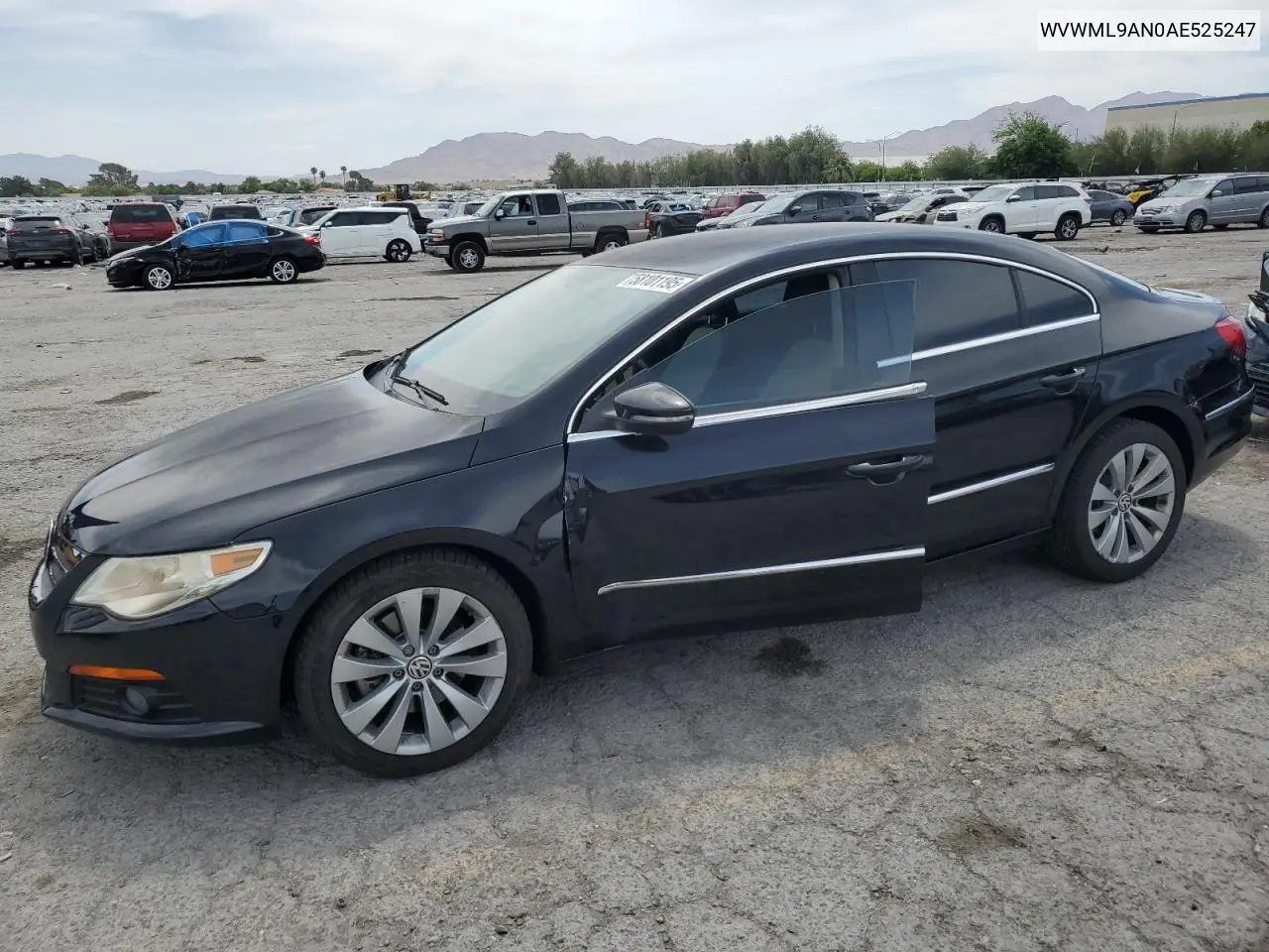 2010 Volkswagen Cc Sport VIN: WVWML9AN0AE525247 Lot: 58101195