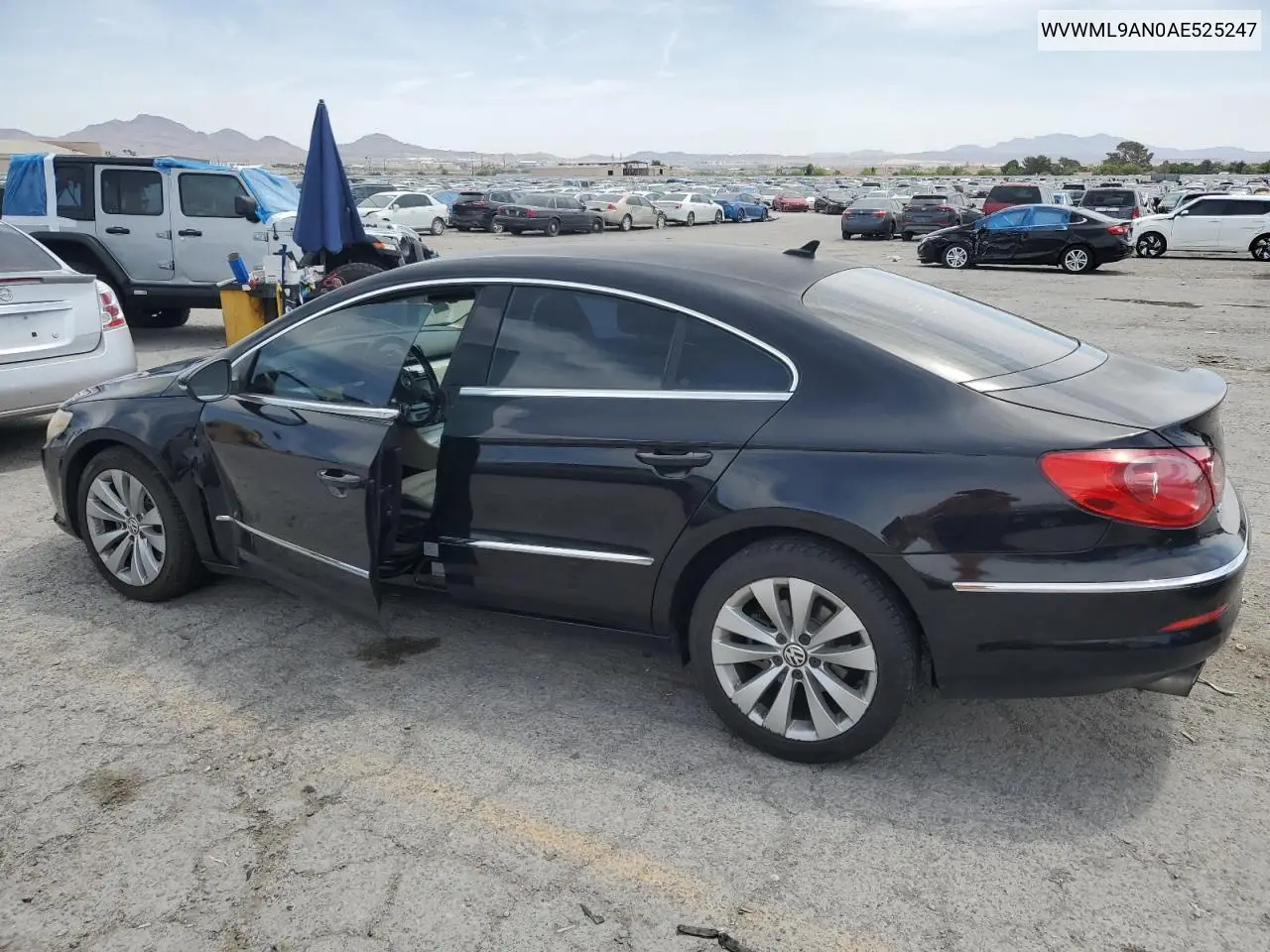 2010 Volkswagen Cc Sport VIN: WVWML9AN0AE525247 Lot: 58101195