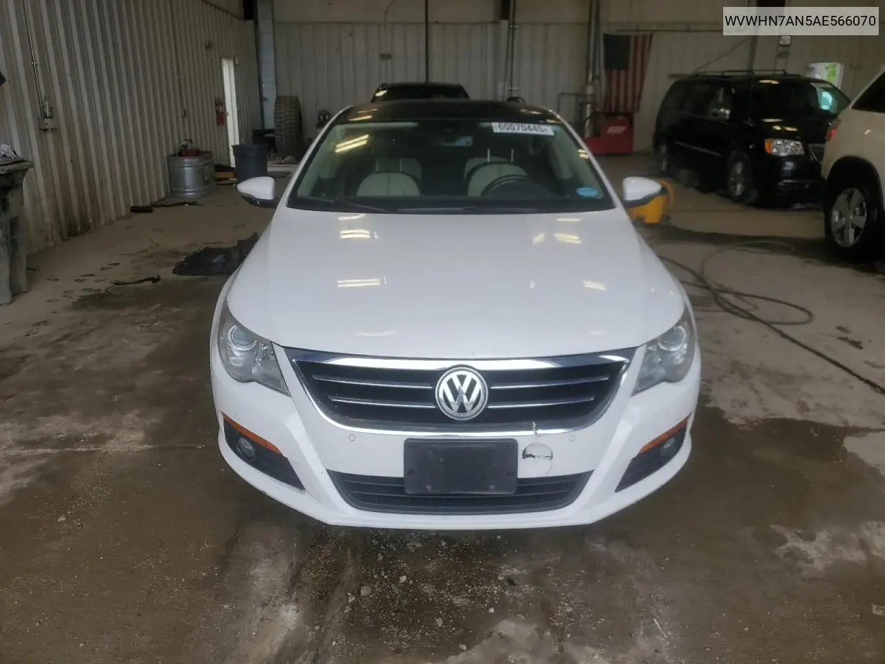 2010 Volkswagen Cc Luxury VIN: WVWHN7AN5AE566070 Lot: 60070445
