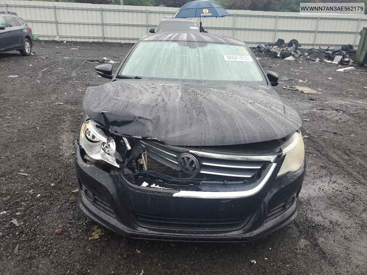 2010 Volkswagen Cc Sport VIN: WVWNN7AN3AE562179 Lot: 60841215