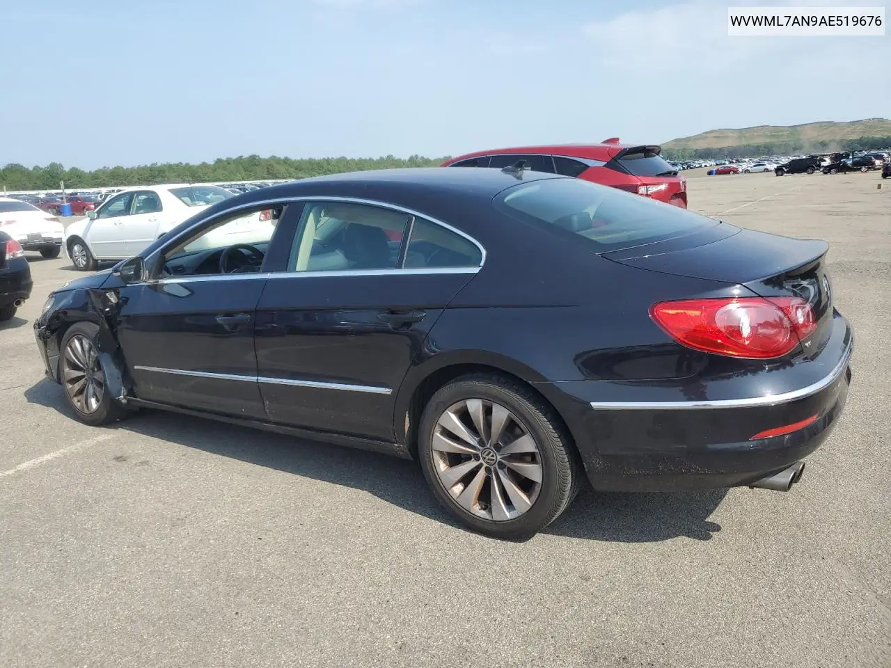 2010 Volkswagen Cc Sport VIN: WVWML7AN9AE519676 Lot: 61625725