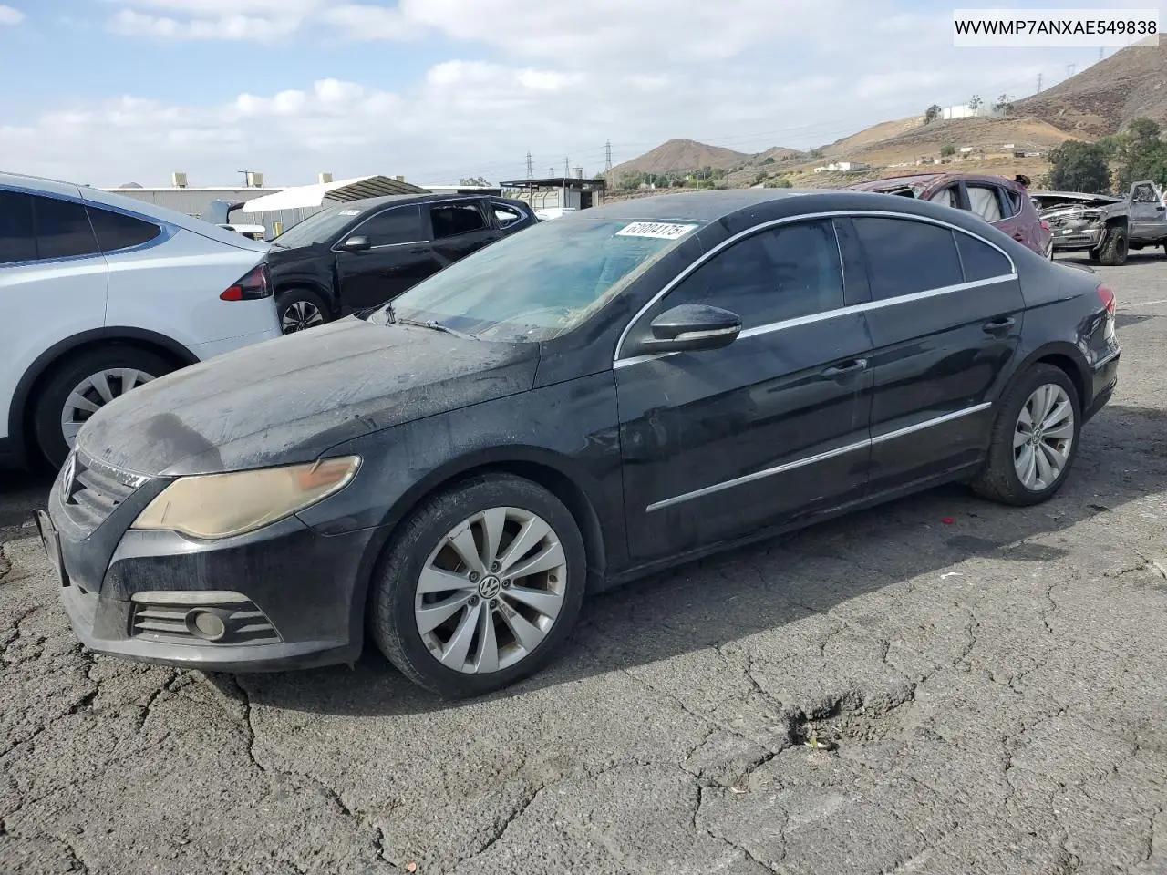 2010 Volkswagen Cc Luxury VIN: WVWMP7ANXAE549838 Lot: 62004175