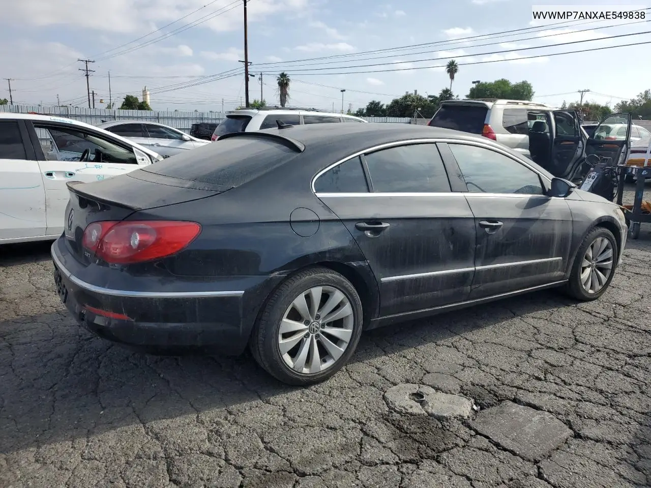 2010 Volkswagen Cc Luxury VIN: WVWMP7ANXAE549838 Lot: 62004175