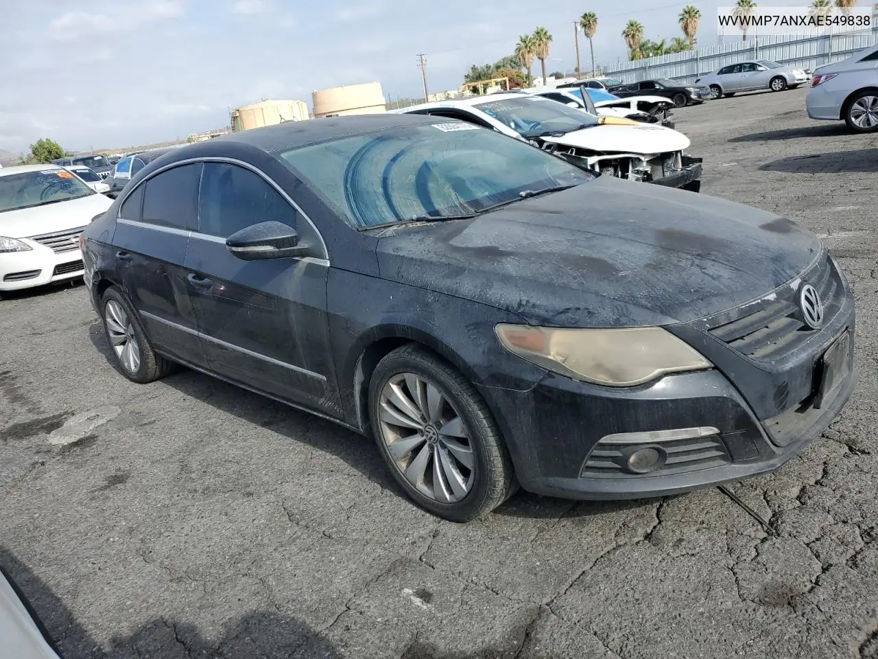 2010 Volkswagen Cc Luxury VIN: WVWMP7ANXAE549838 Lot: 62004175