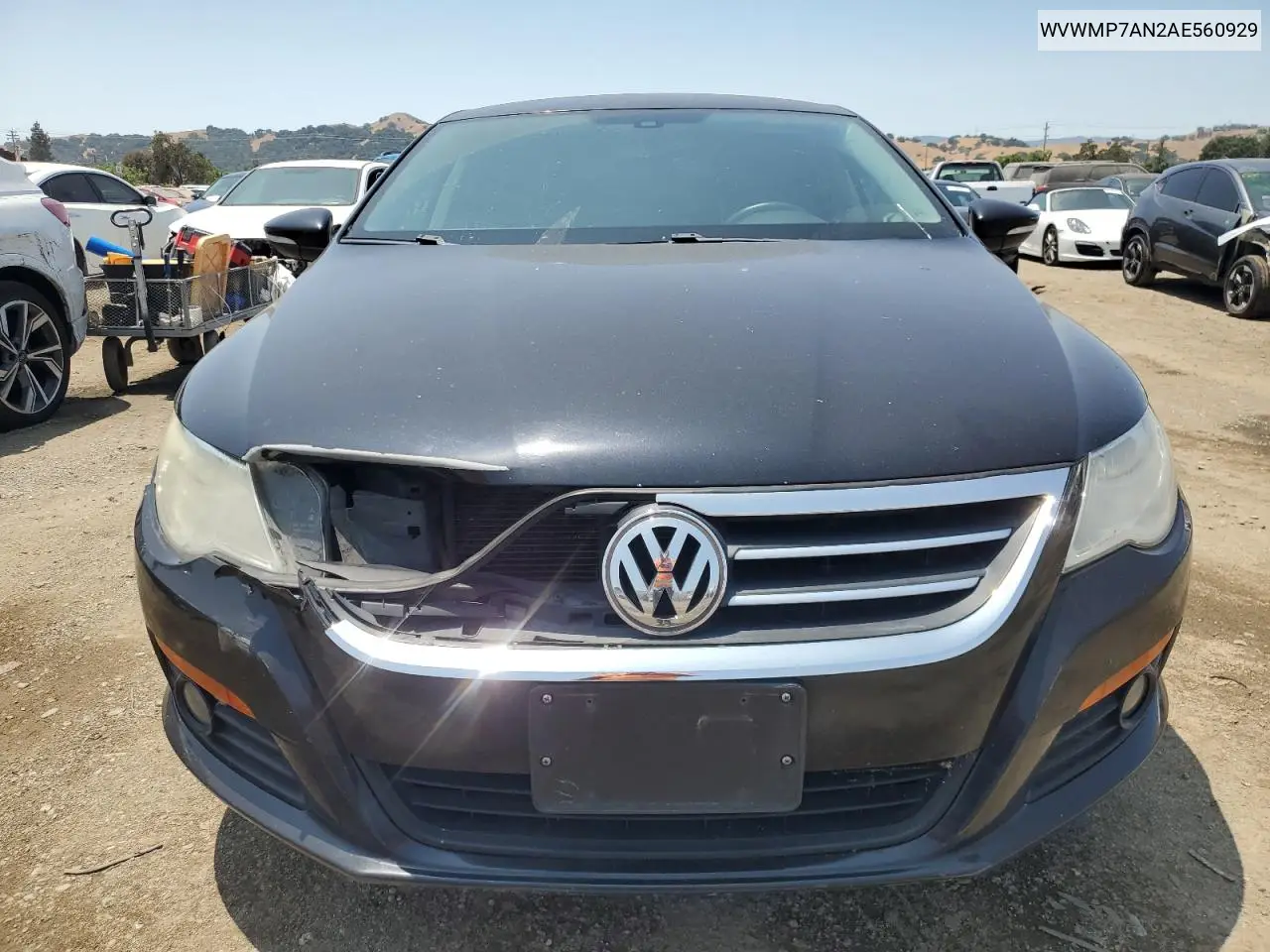 2010 Volkswagen Cc Sport VIN: WVWMP7AN2AE560929 Lot: 62086645