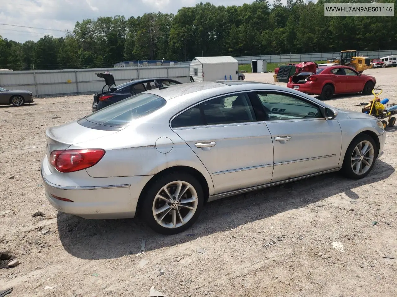 2010 Volkswagen Cc Luxury VIN: WVWHL7AN9AE501146 Lot: 62208005