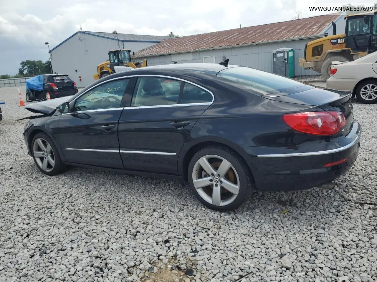 2010 Volkswagen Cc Vr6 4Motion VIN: WVWGU7AN9AE537699 Lot: 62366395