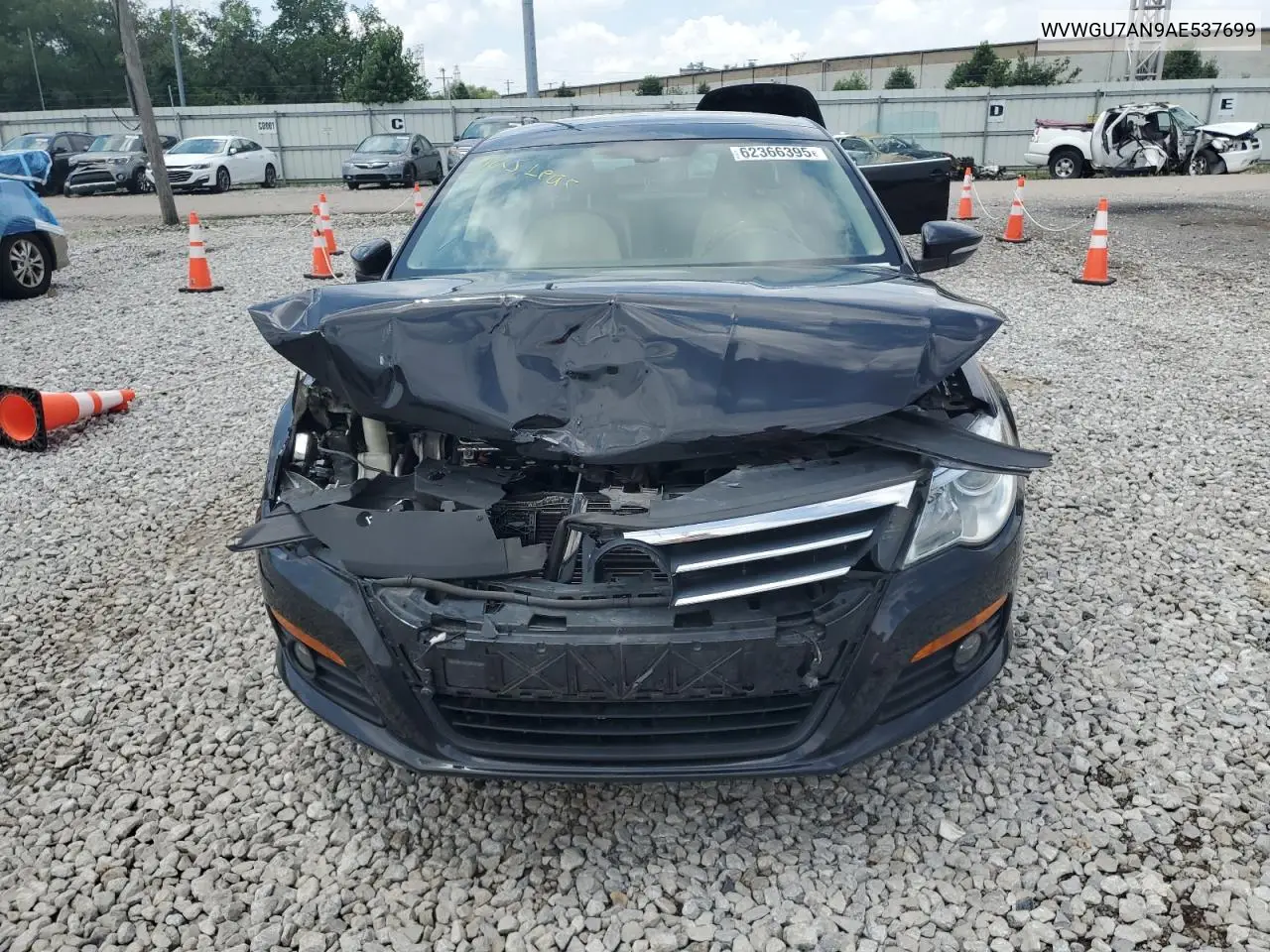 2010 Volkswagen Cc Vr6 4Motion VIN: WVWGU7AN9AE537699 Lot: 62366395