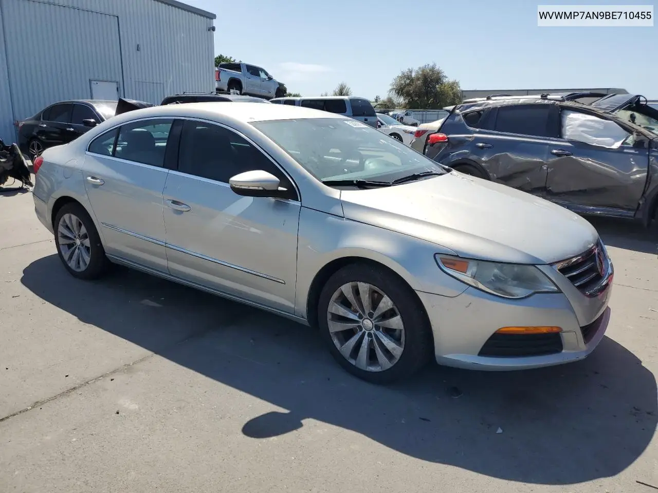 2011 Volkswagen Cc Sport VIN: WVWMP7AN9BE710455 Lot: 52455975