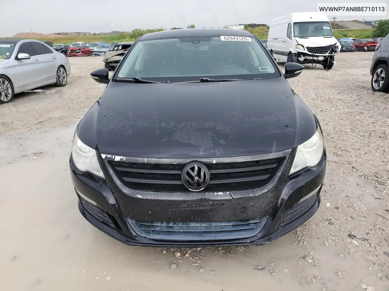 2011 Volkswagen Cc Sport VIN: WVWNP7AN8BE710113 Lot: 62943125