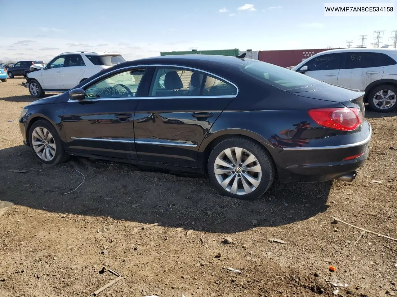 2012 Volkswagen Cc Sport VIN: WVWMP7AN8CE534158 Lot: 50818975