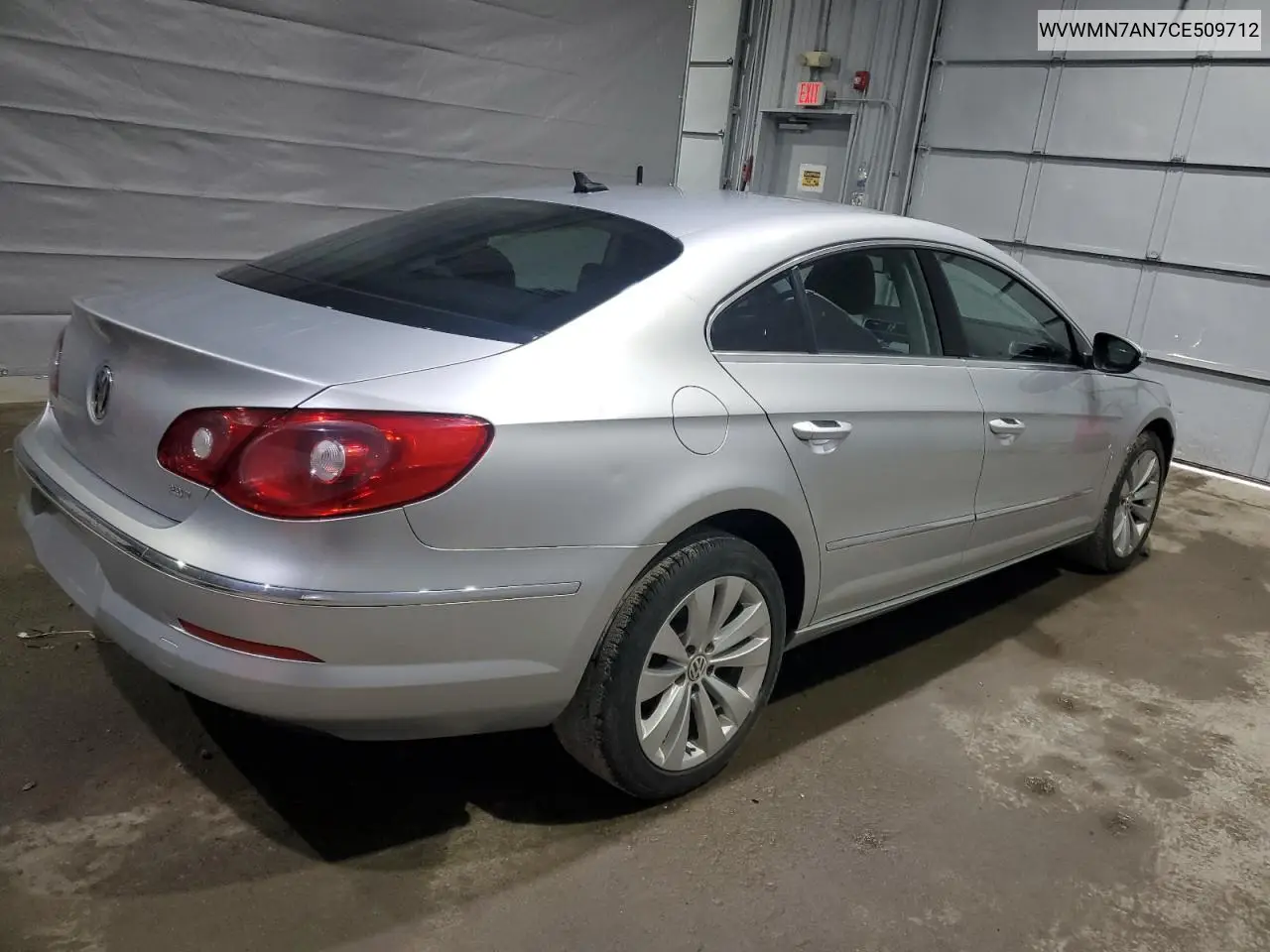 2012 Volkswagen Cc Sport VIN: WVWMN7AN7CE509712 Lot: 51003085
