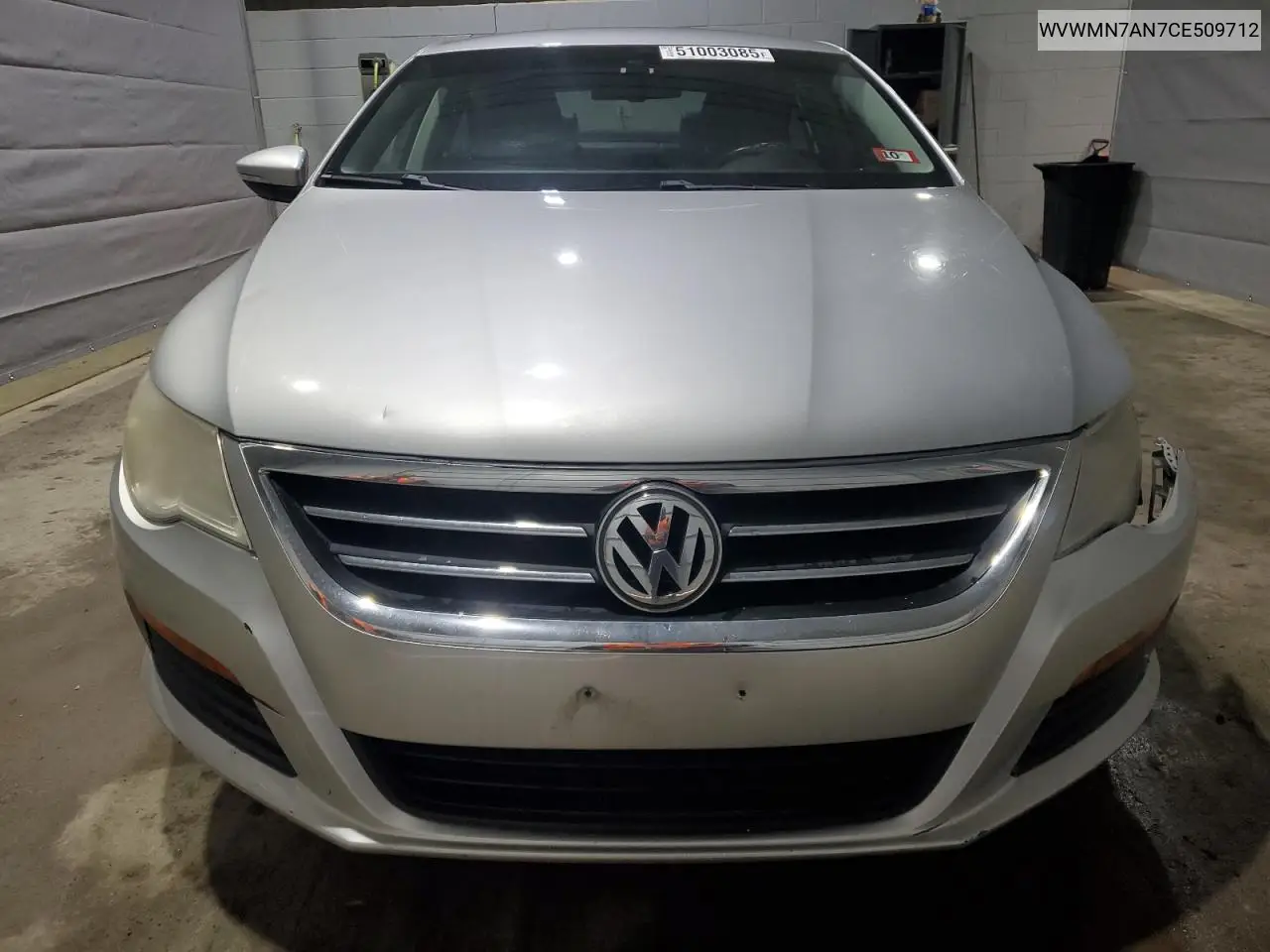 2012 Volkswagen Cc Sport VIN: WVWMN7AN7CE509712 Lot: 51003085