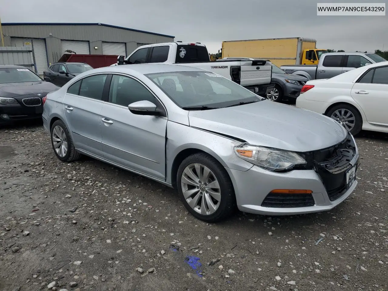2012 Volkswagen Cc Sport VIN: WVWMP7AN9CE543290 Lot: 55028625