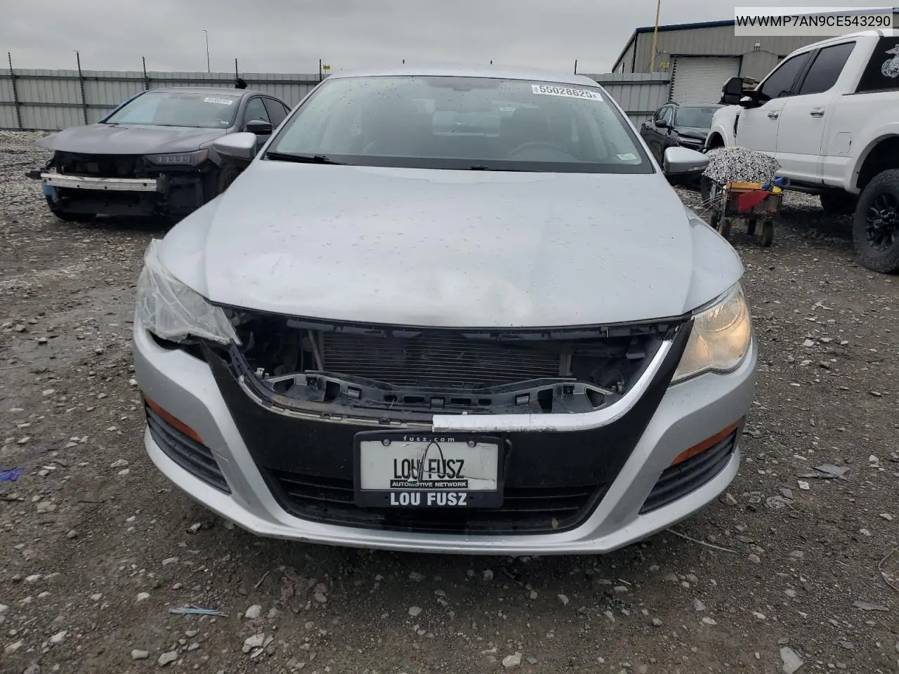 2012 Volkswagen Cc Sport VIN: WVWMP7AN9CE543290 Lot: 55028625