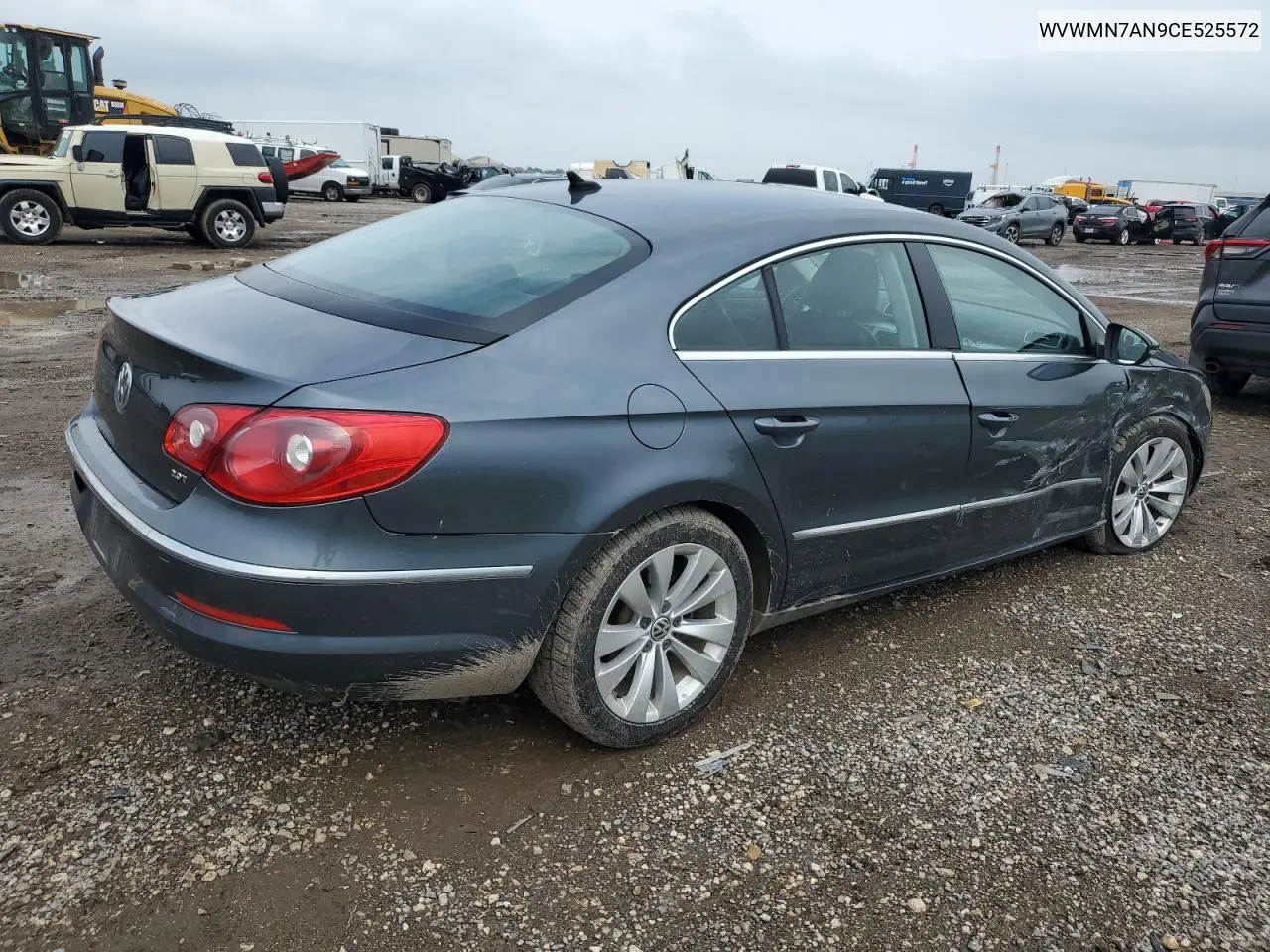 2012 Volkswagen Cc Sport VIN: WVWMN7AN9CE525572 Lot: 55564215