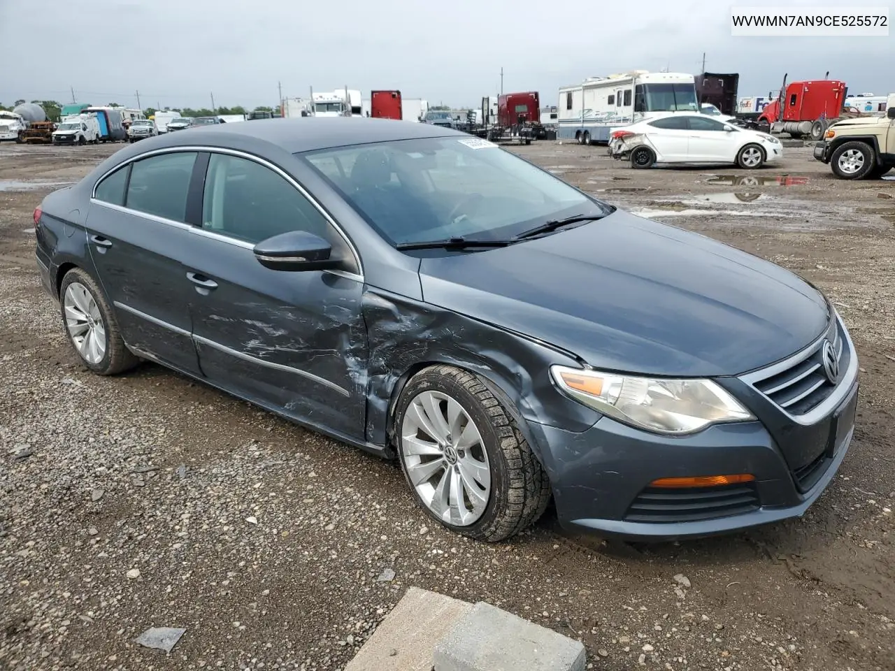 2012 Volkswagen Cc Sport VIN: WVWMN7AN9CE525572 Lot: 55564215