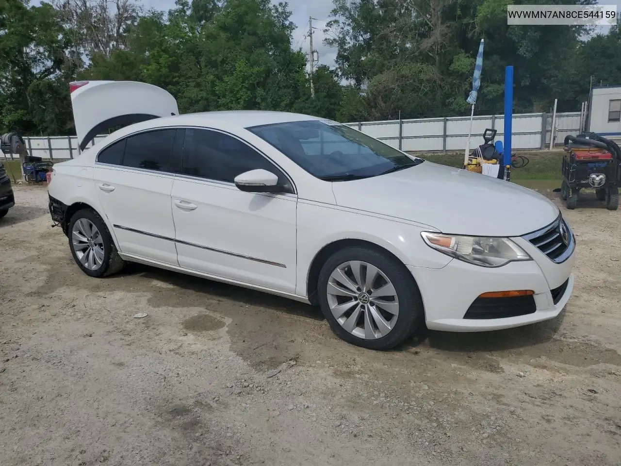 2012 Volkswagen Cc Sport VIN: WVWMN7AN8CE544159 Lot: 55943275