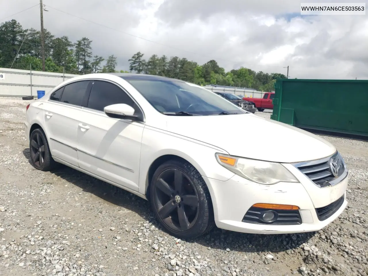 2012 Volkswagen Cc Luxury VIN: WVWHN7AN6CE503563 Lot: 56010645
