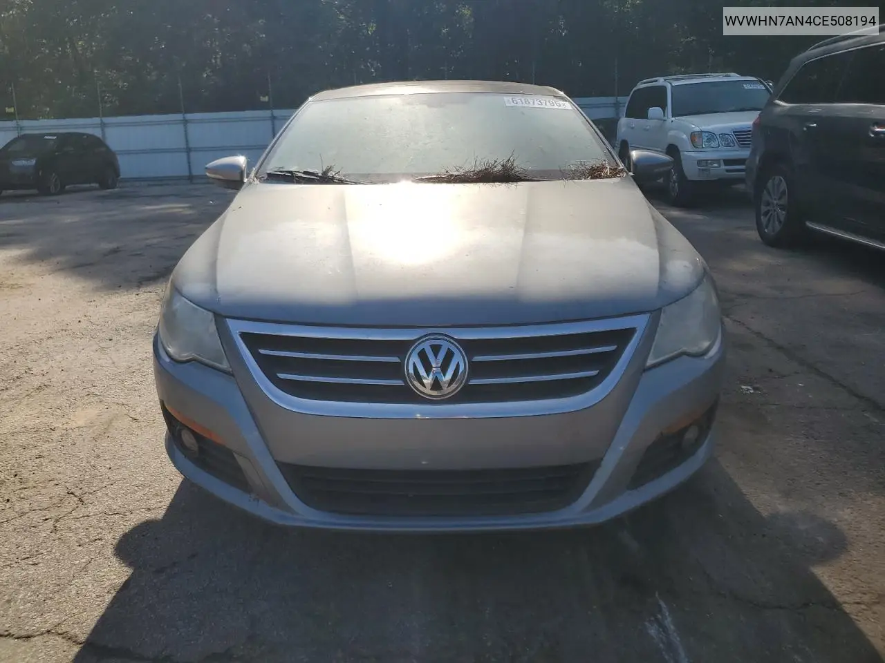2012 Volkswagen Cc Luxury VIN: WVWHN7AN4CE508194 Lot: 61873795