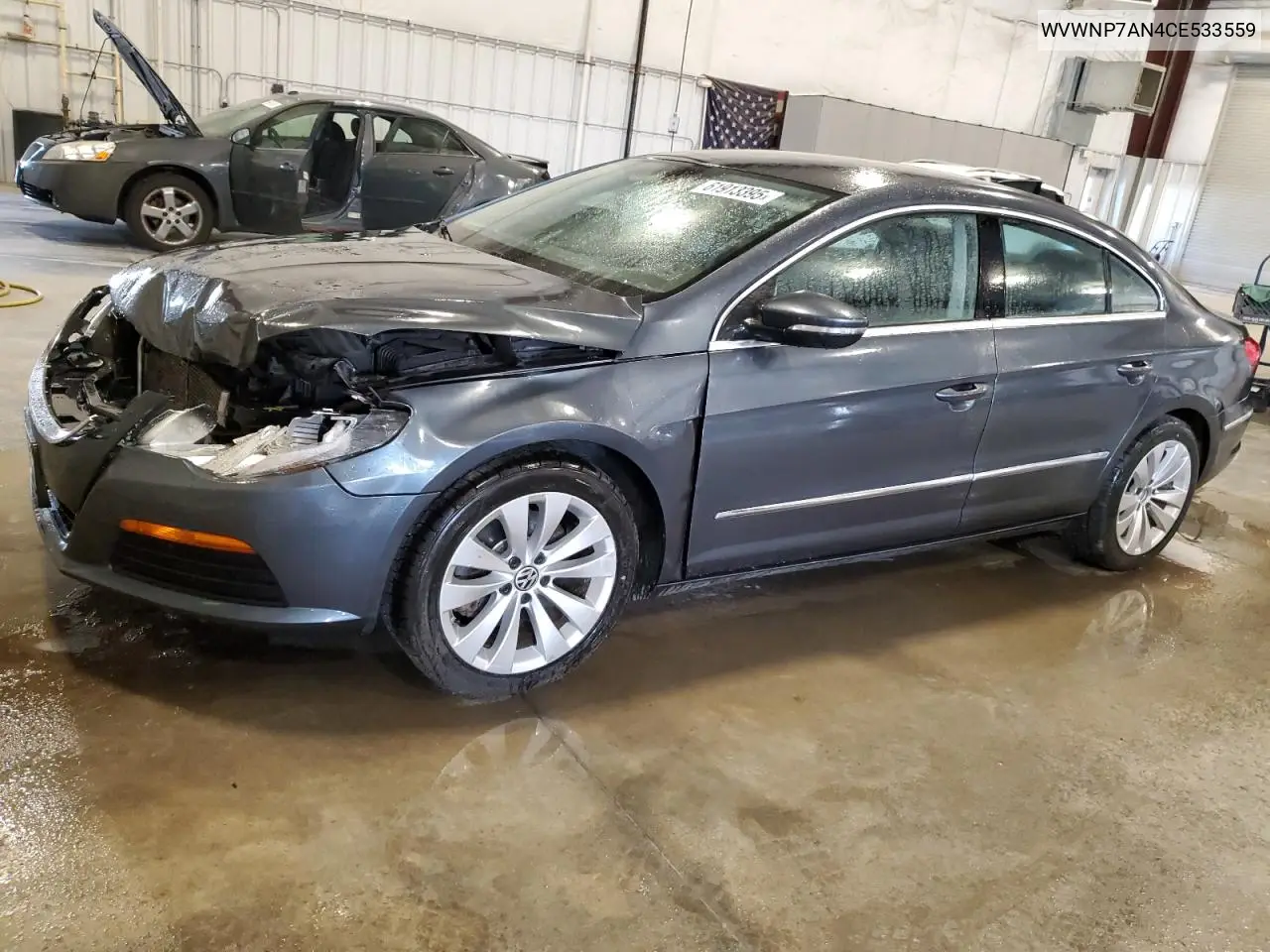 2012 Volkswagen Cc Sport VIN: WVWNP7AN4CE533559 Lot: 61913395