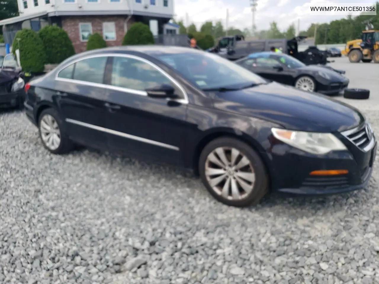 2012 Volkswagen Cc Sport VIN: WVWMP7AN1CE501356 Lot: 62122915