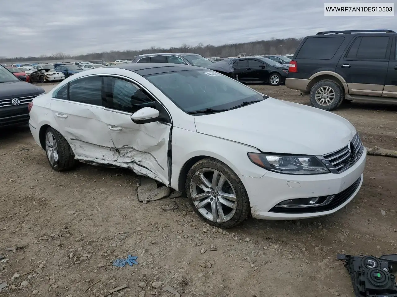 2013 Volkswagen Cc Luxury VIN: WVWRP7AN1DE510503 Lot: 44034005