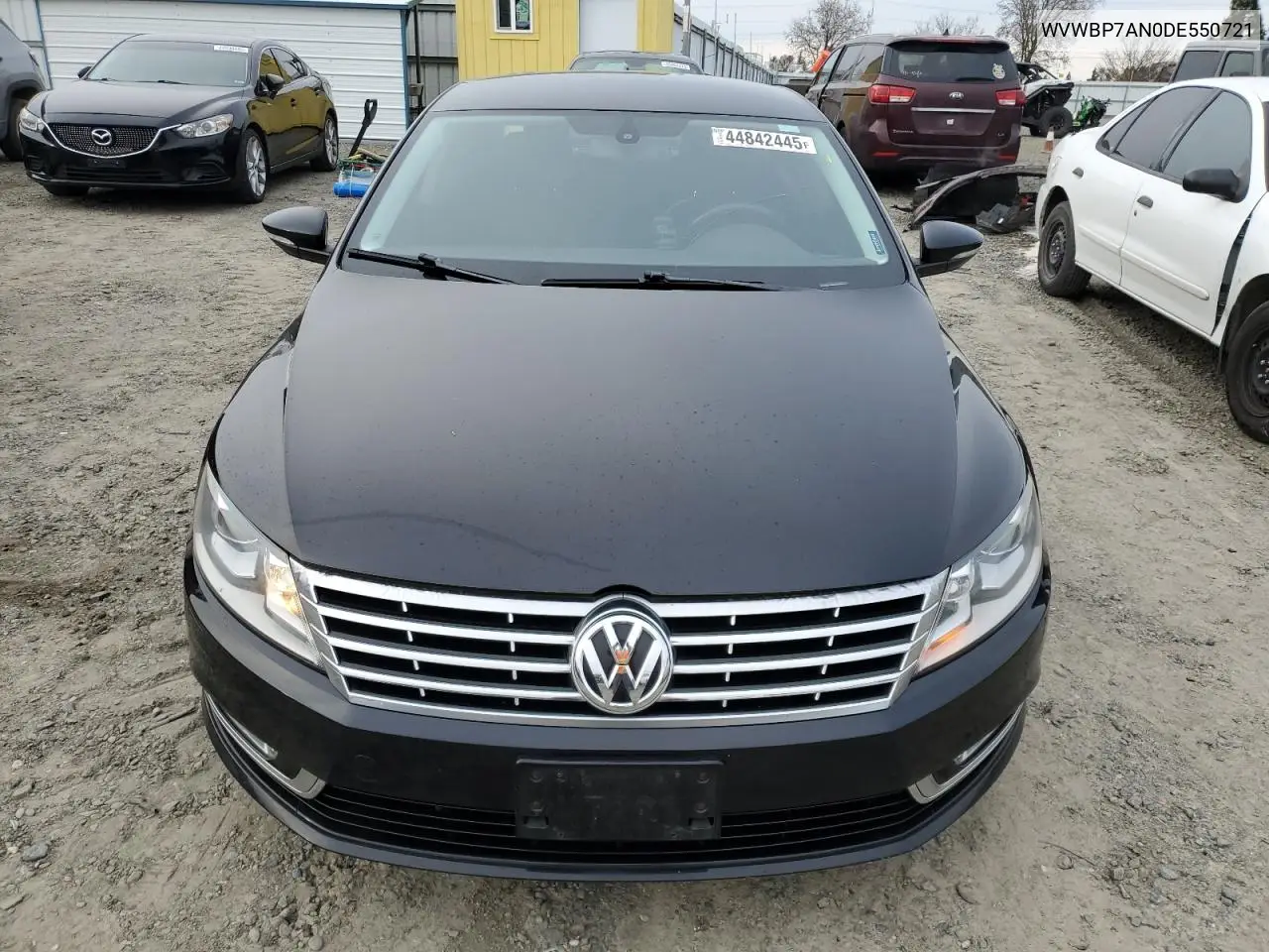 2013 Volkswagen Cc Sport VIN: WVWBP7AN0DE550721 Lot: 44842445