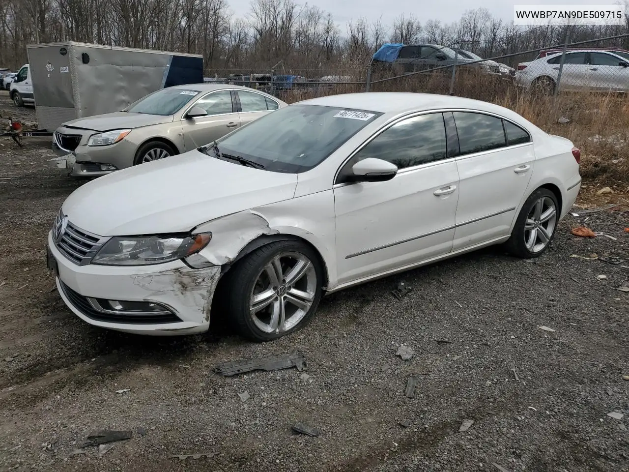 2013 Volkswagen Cc Sport VIN: WVWBP7AN9DE509715 Lot: 46771425