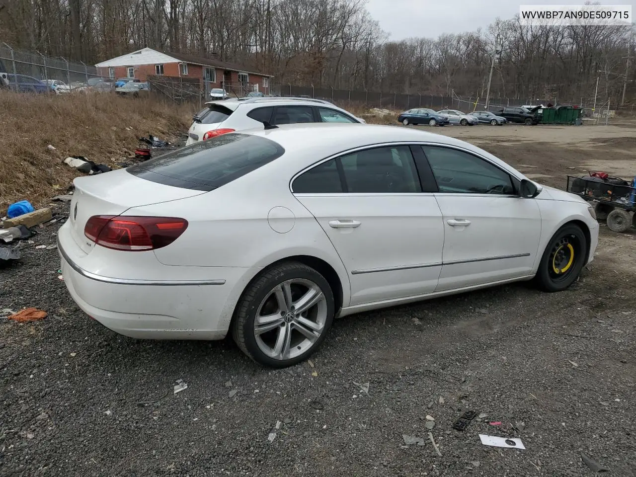 2013 Volkswagen Cc Sport VIN: WVWBP7AN9DE509715 Lot: 46771425