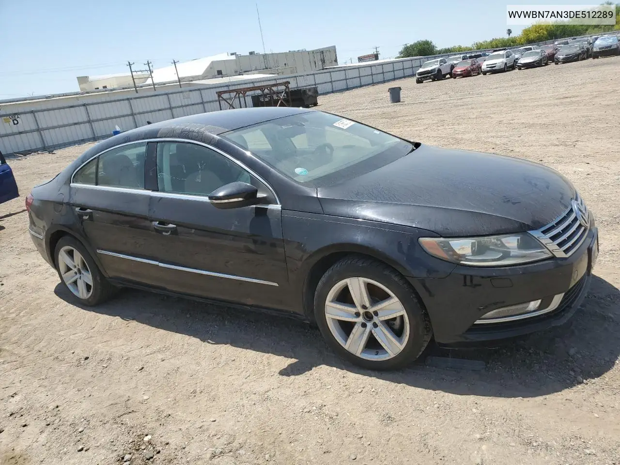 2013 Volkswagen Cc Sport VIN: WVWBN7AN3DE512289 Lot: 51865735