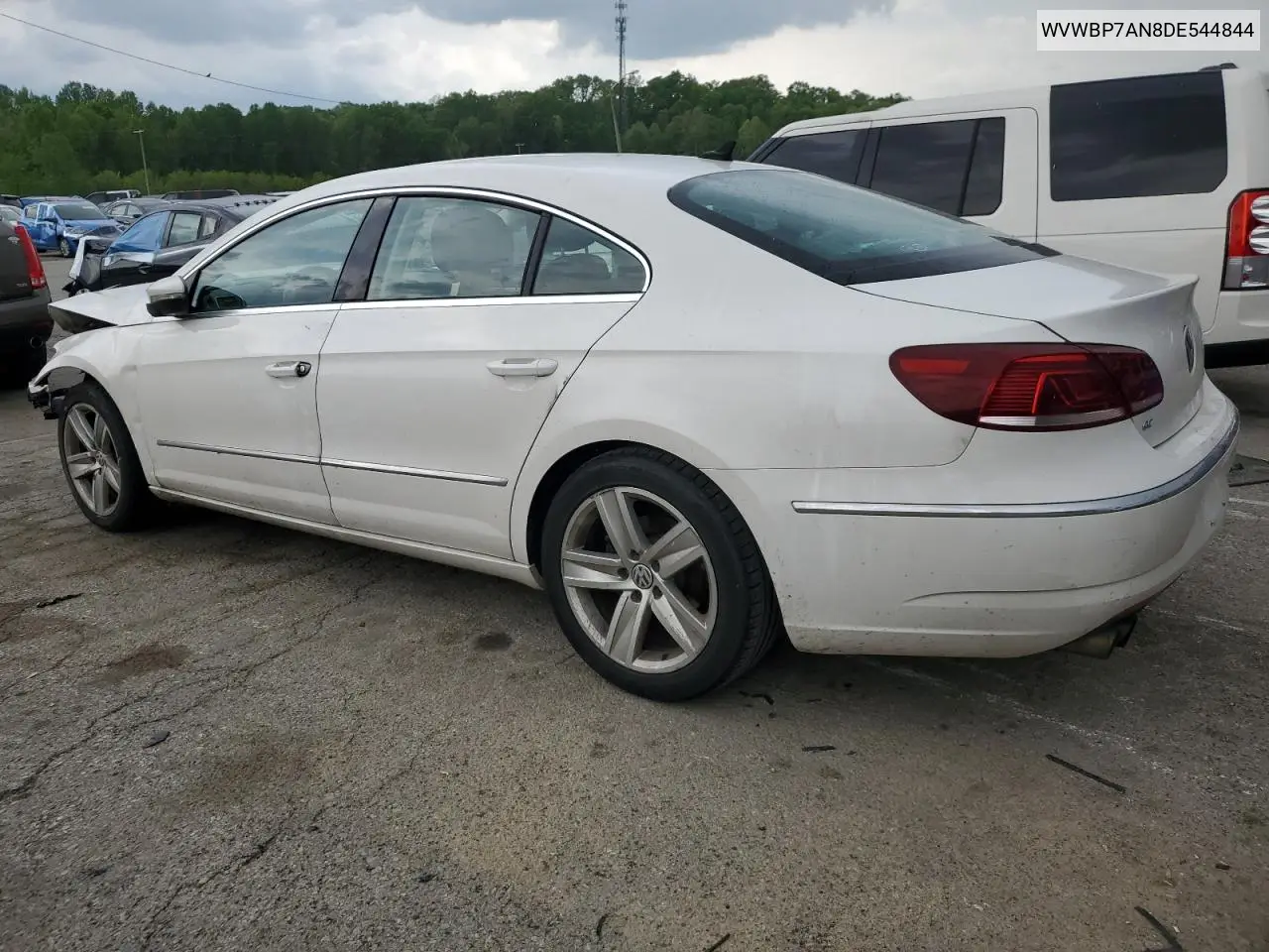 2013 Volkswagen Cc Sport VIN: WVWBP7AN8DE544844 Lot: 54836555