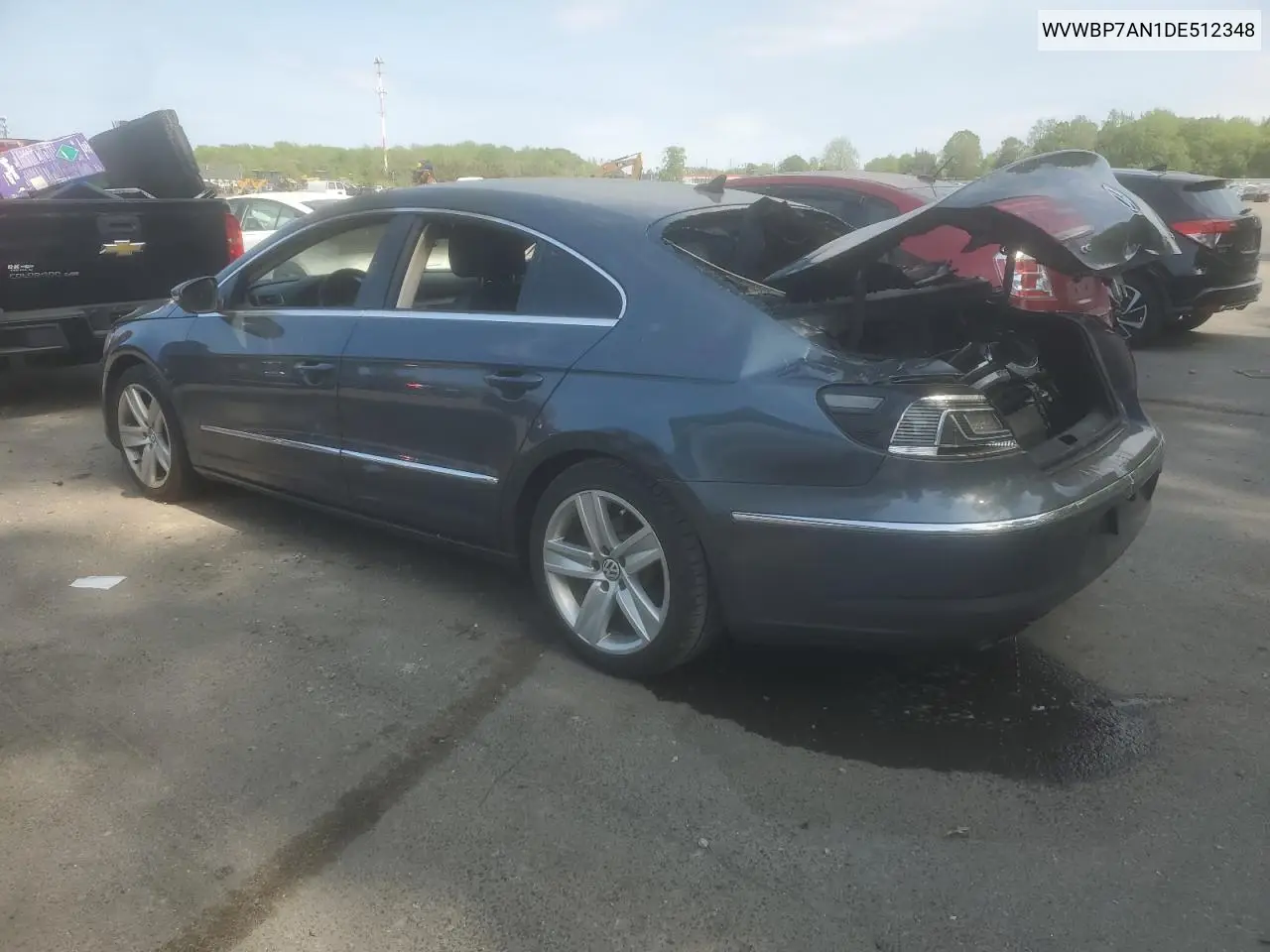 2013 Volkswagen Cc Sport VIN: WVWBP7AN1DE512348 Lot: 55429675