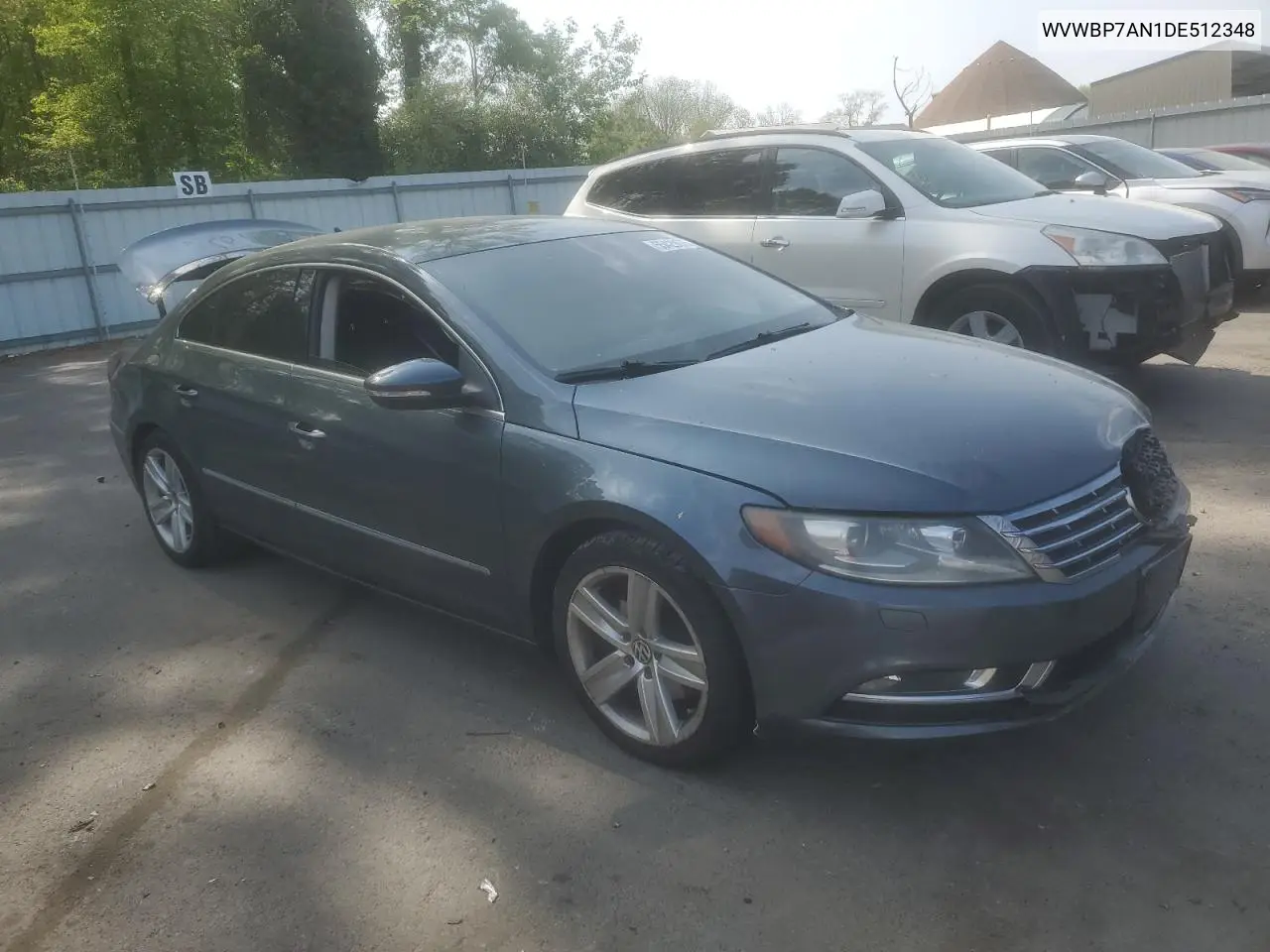 2013 Volkswagen Cc Sport VIN: WVWBP7AN1DE512348 Lot: 55429675