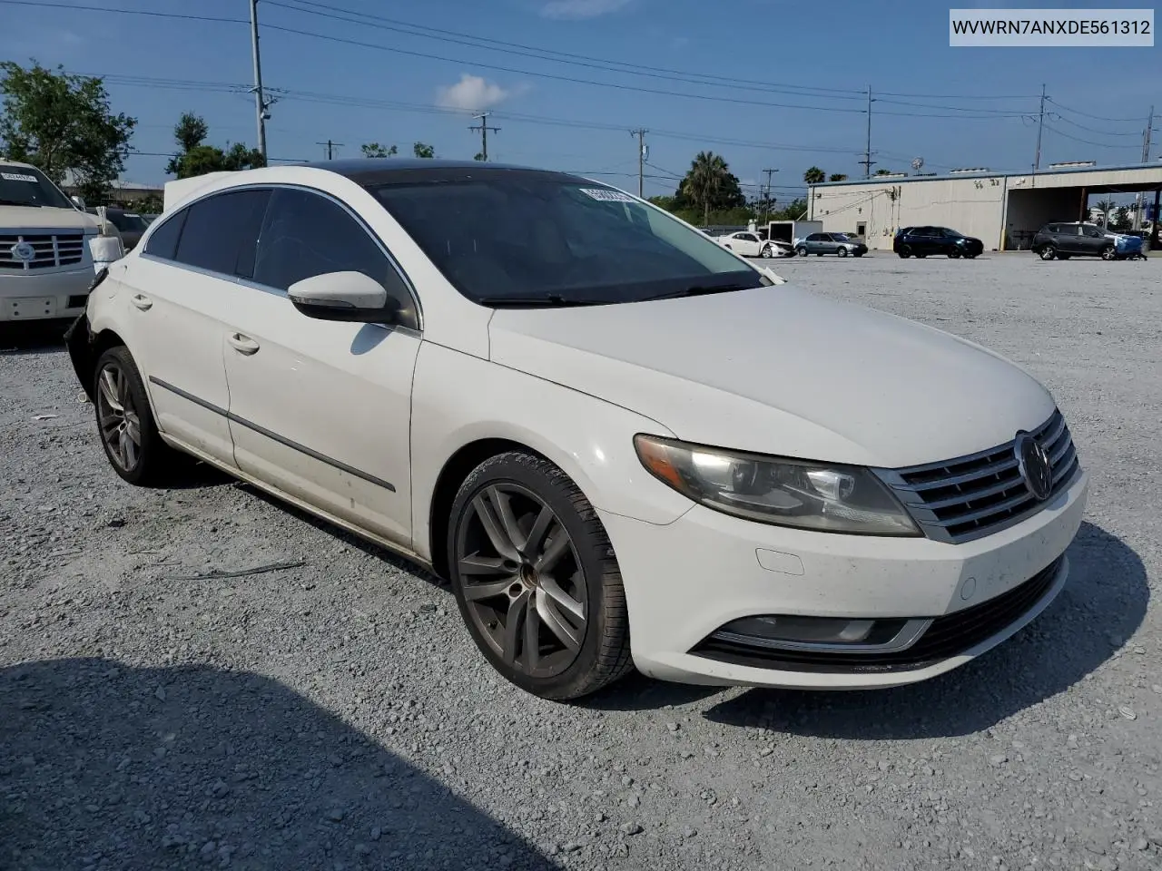 2013 Volkswagen Cc Luxury VIN: WVWRN7ANXDE561312 Lot: 55802275
