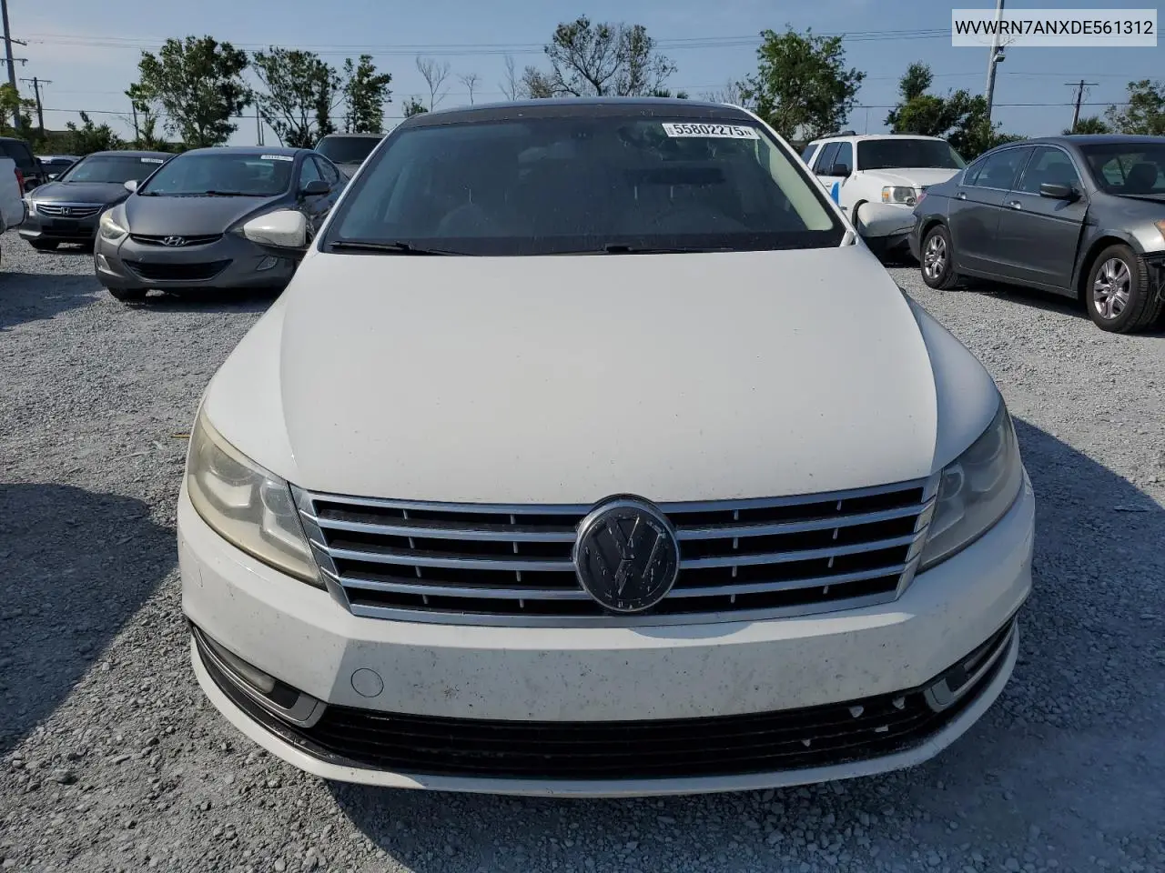 2013 Volkswagen Cc Luxury VIN: WVWRN7ANXDE561312 Lot: 55802275