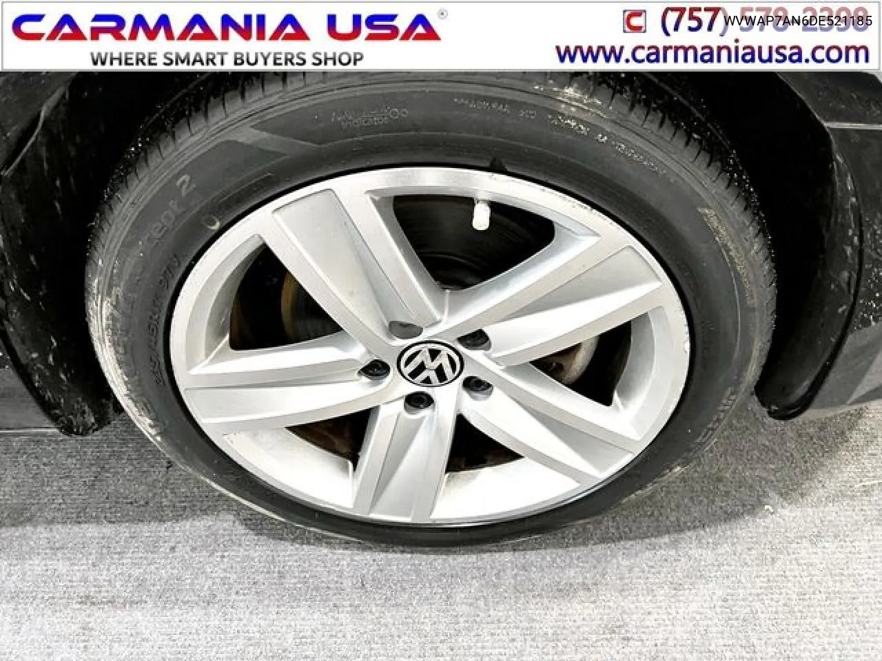 2013 Volkswagen Cc Sport VIN: WVWAP7AN6DE521185 Lot: 55940512