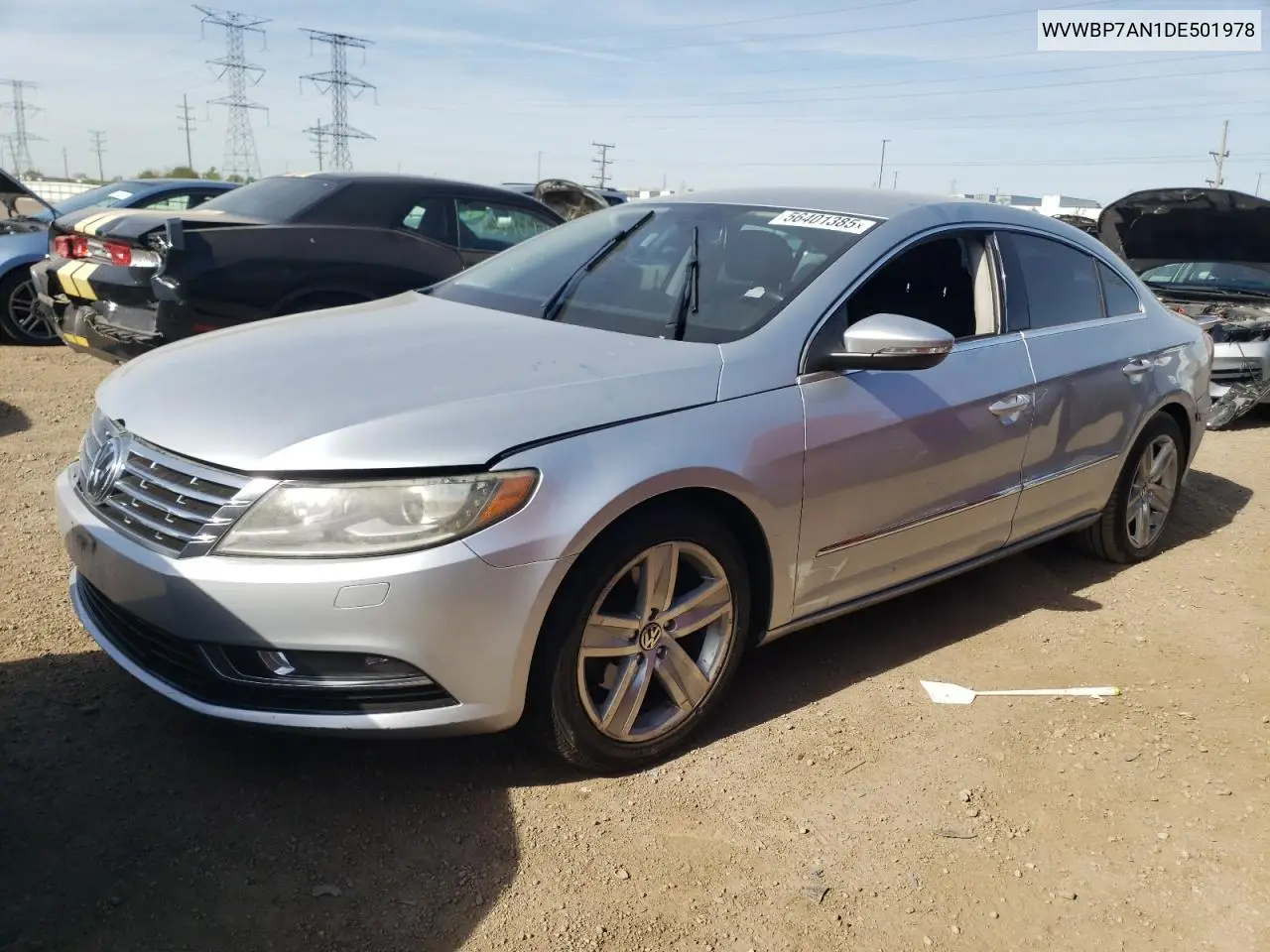 2013 Volkswagen Cc Sport VIN: WVWBP7AN1DE501978 Lot: 56401385