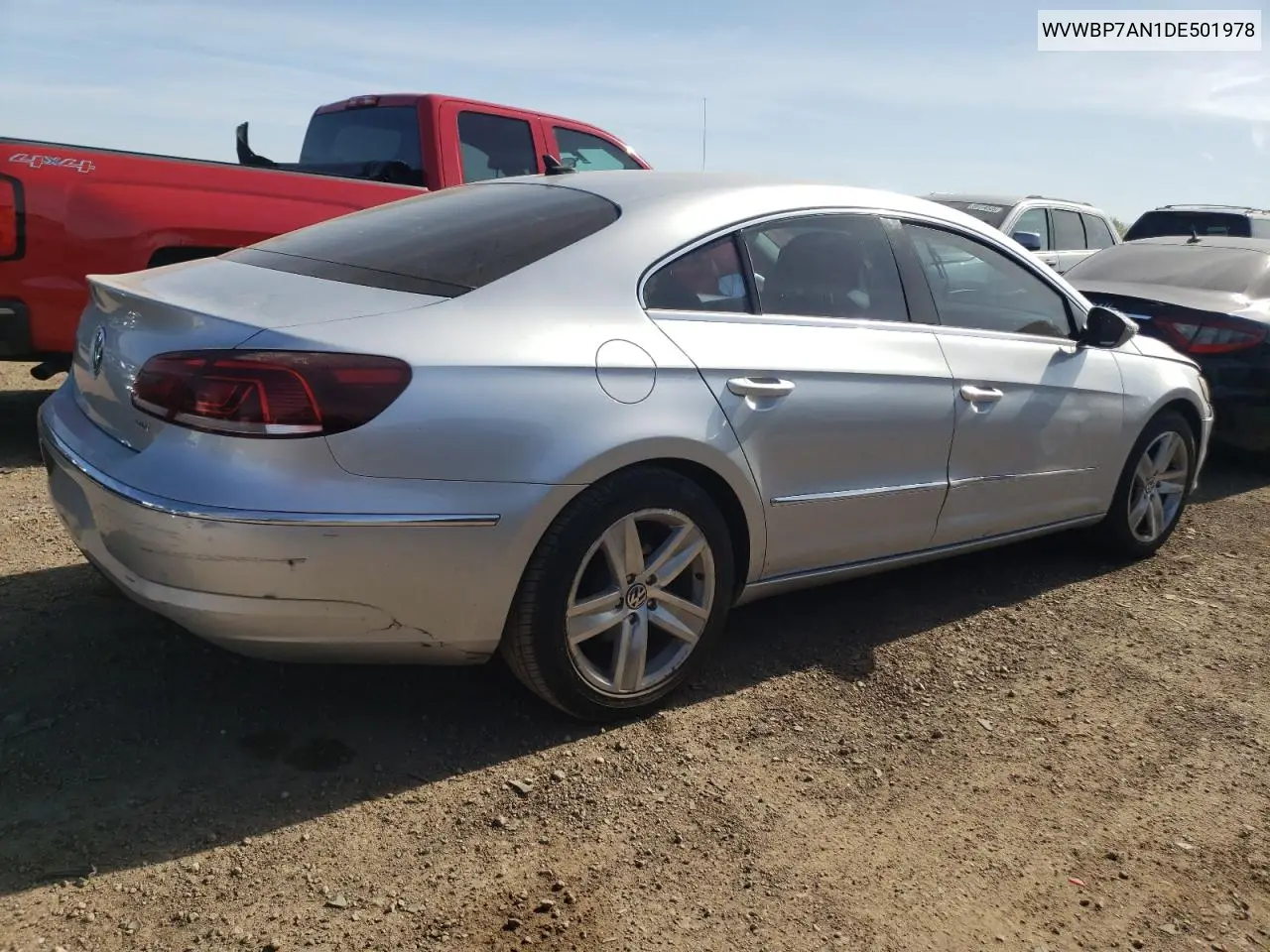 2013 Volkswagen Cc Sport VIN: WVWBP7AN1DE501978 Lot: 56401385
