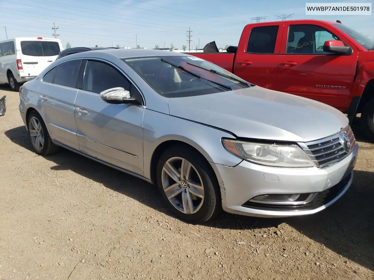2013 Volkswagen Cc Sport VIN: WVWBP7AN1DE501978 Lot: 56401385